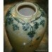 Ruskin Pottery Gold Lustre Green Grapevine Bulbous Vase 1907