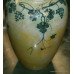 Ruskin Pottery Gold Lustre Green Grapevine Bulbous Vase 1907