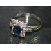Sapphire & Diamond Set Cluster Ring