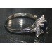 Sapphire & Diamond Set Cluster Ring