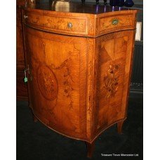 Inlaid Satinwood Adam Style Cabinet