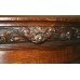 Serpentine Fronted Flemish Oak Display Cabinet c.1880