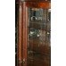 Serpentine Fronted Flemish Oak Display Cabinet c.1880
