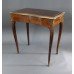 Serpentine Shaped Kingwood Writing Table with Brass Mounts c.1800