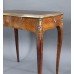 Serpentine Shaped Kingwood Writing Table with Brass Mounts c.1800