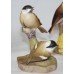 Set of 4 Royal Worcester Porcelain Bird Group Ornaments