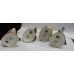 Set of 4 Royal Worcester Porcelain Bird Group Ornaments