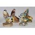 Set of 4 Royal Worcester Porcelain Bird Group Ornaments