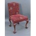 Set of 6 Upholstered Chippendale Style Mahogany Ball & Claw Chairs