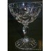 Set of 6 Cut Glass Crystal Stourbridge Champagne Boats