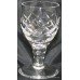 Set of 6 Fine Cut Glass Crystal Port Glasses