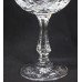 Set of 6 Vintage Cut Glass Crystal Wine Glasses