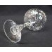 Set of 6 Vintage Cut Glass Crystal Wine Glasses