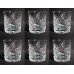 Set of 6 Cut Glass Stourbridge Crystal Spirit Glasses