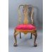 Set of 6 Early 20th c. Georgian Style Carved Walnut Dining Chairs