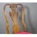 Set of 6 Early 20th c. Georgian Style Carved Walnut Dining Chairs