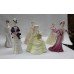 Set of 6 Coalport Miniature Ladies Figurines
