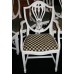 Set of 6 Painted Shabby Chic Dining Chairs