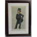 Set of 9 Framed Spy Vanity Fair Gentleman Caricature Prints