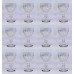 Set of 12 Royal Brierley "Elizabeth" Cut Dessert Wine Glasses