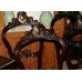 Set of 4 Carved Crested 19th c. Chairs