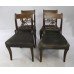 Set of 4 Early 19th c. Mahogany Chairs