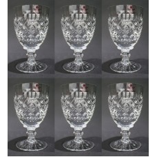 Set of 6 Tudor Crystal "Burleigh" Wine Glasses