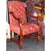 Set of 6 Quality Upholstered Carved Lion's Head Chairs