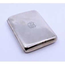 Early 20th c. Silver Cigarette Case Birmingham 1919