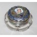 Silver, Enamel & Crystal Pill Box Georg Adam Scheid Vienna c.1900