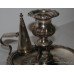 Antique Sheffield Plate Silver Candle Holder