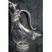 Silver Plated Glass Duck Claret Jug