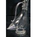 Silver Plated Glass Duck Claret Jug