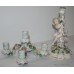 Sitzendorf Porcelain Cherub Deutsche Blumen Candelabra c.1890