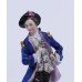 Sitzendorf Porcelain Nobleman with Lambs Figurine