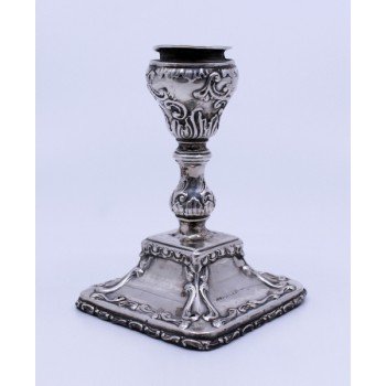 Small Edwardian Silver Candlestick Birmingham 1903