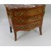 Small French Marble Topped Inlaid Chest of Drawers c.1880