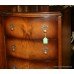 Small Mahogany Veneer Bow Fronted Chest of Drawers