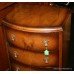 Small Mahogany Veneer Bow Fronted Chest of Drawers