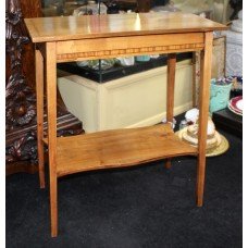 Small Satinwood Table with Inlay Decoration