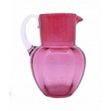 Small Victorian Cranberry Glass Jug