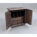 Small Victorian English Carved Oak Cabinet