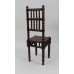 Small Victorian Oak English Childs Bobbin Chair