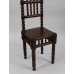 Small Victorian Oak English Childs Bobbin Chair