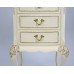 Small Vintage Olympus Louis XV Style Cream Chest of Drawers