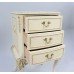 Small Vintage Olympus Louis XV Style Cream Chest of Drawers