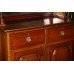 Solid Mahogany Glazed Bookcase Cupboard