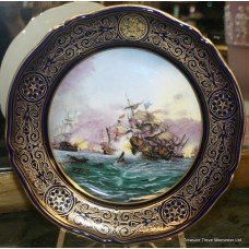 Spode Armada Plate No.6 "Revenge off Gravelines" Cabinet Plate
