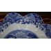Spode Blue & White Italian Large Scalloped Fruit Bowl
