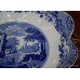 Spode Blue & White Italian Large Scalloped Fruit Bowl